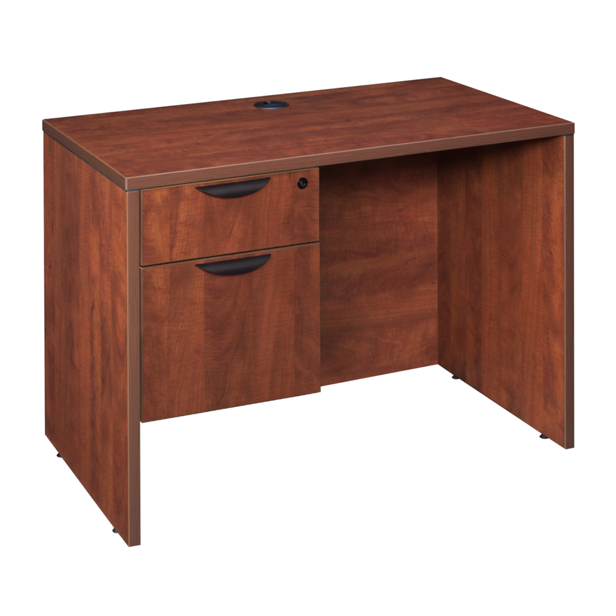 Regency Furniture Legacy Executive Desk — 42in. x 24in., Single Pedestal Drawer Unit, Cherry, Lockable, Model# LSP4224CH
